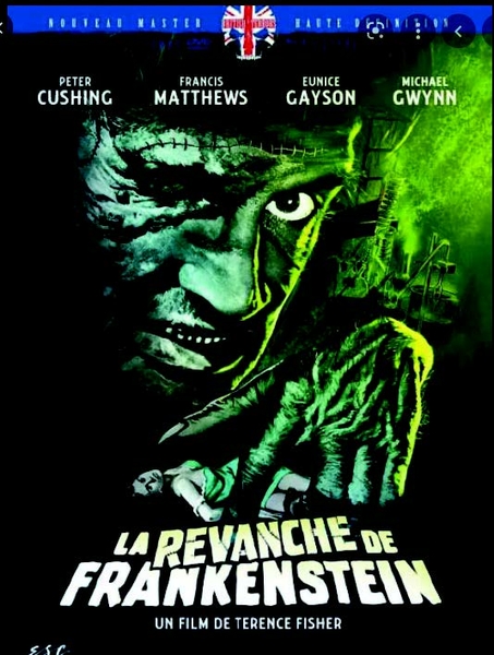 Affiche film "La revance de Frankenstein"