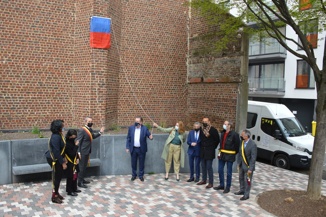 Inhuldiging van het Guy Cudellplein