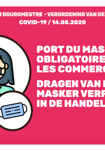 Port du masque obligatoire dans les commerces