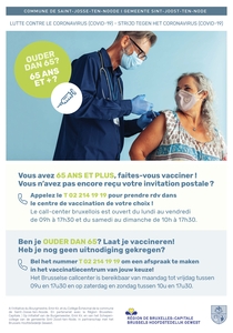 Affiche vaccination + 65 ans