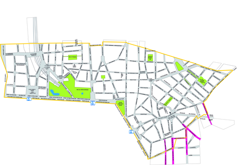 Plan stationnement zone tolérance Bruxelles-ville