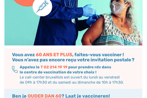 Affiche Vaccination 60+