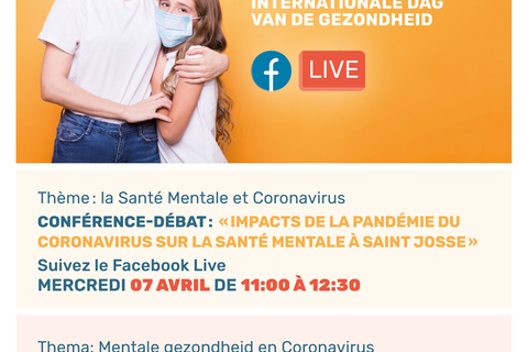 Affiche conférence Santé mentale - Coronavirus