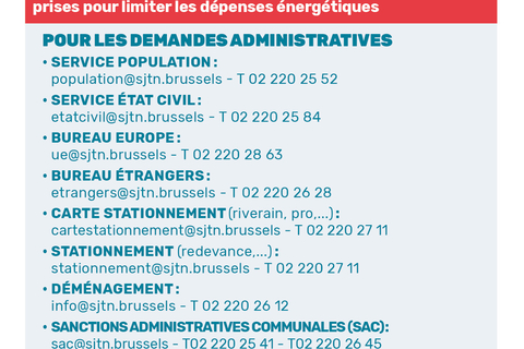 Horaire administration communale