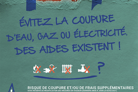 Affiche coupures énergie