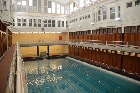 Bains vus du haut